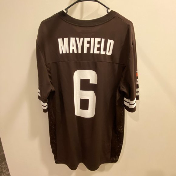Cleveland Browns Baker Mayfield Screen Printed Jersey - Picture 2 of 2